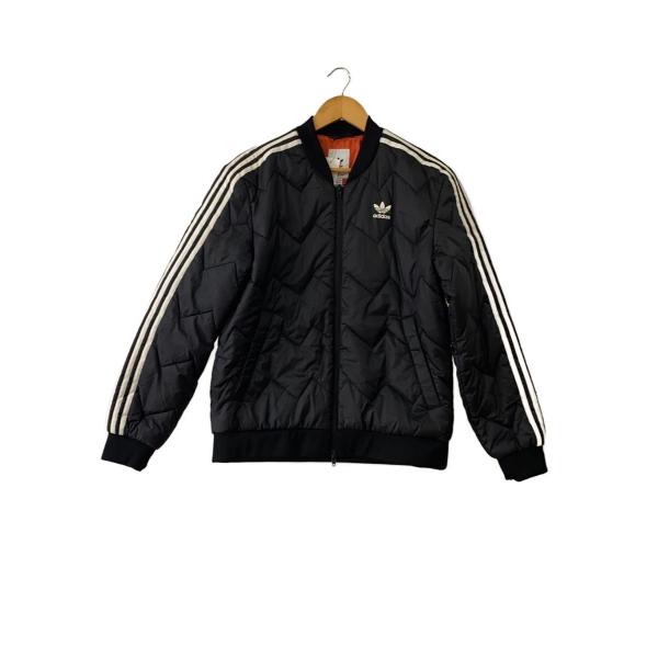 adidas◇キルティングジャケット/L/ポリエステル/BLK/DH5008