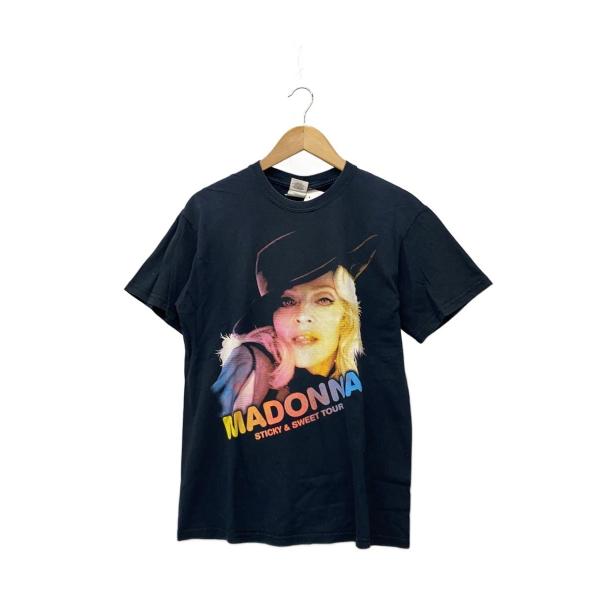 GILDAN◇00s/マドンナ/Tシャツ/M/コットン/BLK/プリント/? NULL