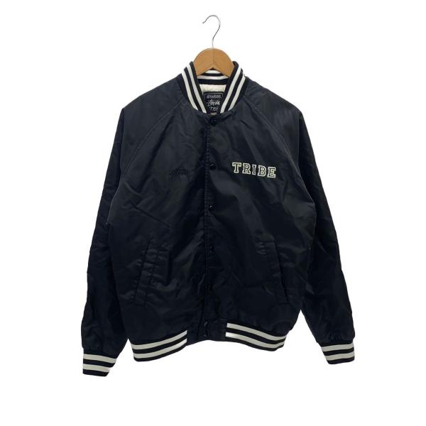 Stussy スタジャン 黒 STUSSY◇スタジャン/M/ナイロン/BLK// : セカンドストリートYahoo!店