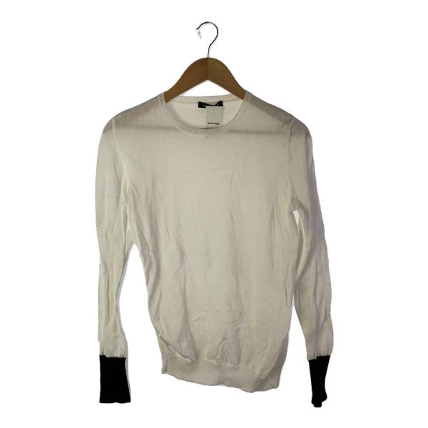 YOKO CHAN◇袖バイカラー/バック素材切替/長袖カットソー/38