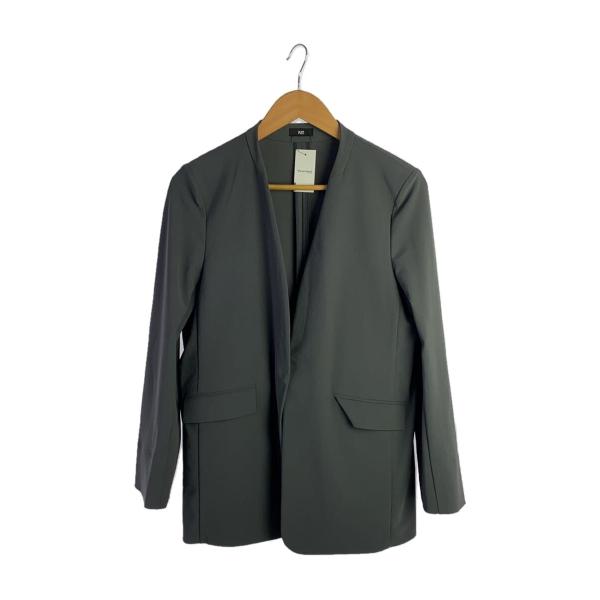 PLST◇2024年MODEL/ハイストレッチトリコットカラーレスジャケット/M