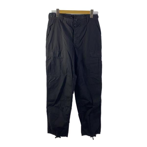 90s アメリカ製 US ARMY BDUトラウザー カーゴパンツ ブラック 黒 US.ARMY◇90s/BLACK357/BDU Trouses/Small-Short/カーゴパンツ