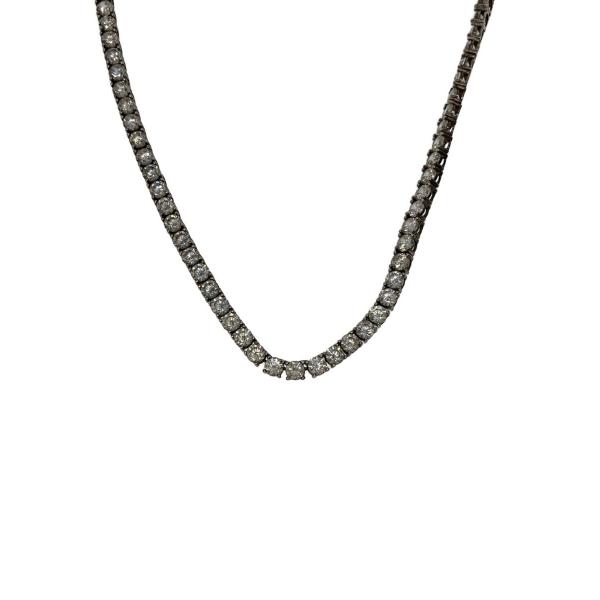 AVALANCHE GOLD&JEWELRY◇テニスチェーン/ネックレス/SV925/ジルコニア