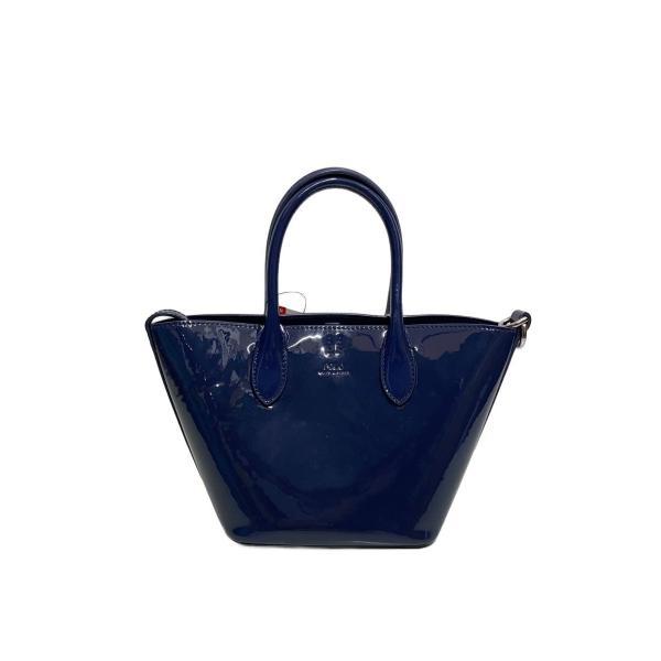 POLO RALPH LAUREN◇2WAYショルダーバッグ/PVC/BLU// : セカンド