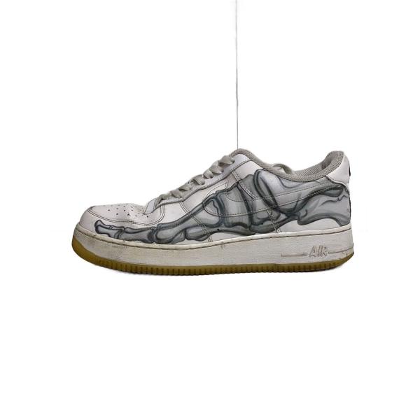 NIKE◆AIR FORCE 1 07 SKELETON QS/エアフォーススケルトン/ホワイト/BQ7541-100/28.5c//