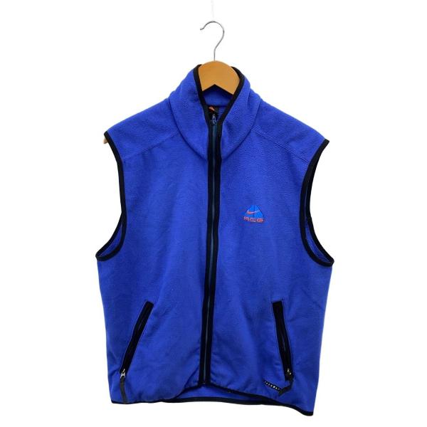 NIKE ACG フリースベスト　XL NIKE ACG◇フリースベスト/M/ポリエステル/BLU/S7 FET : セカンド