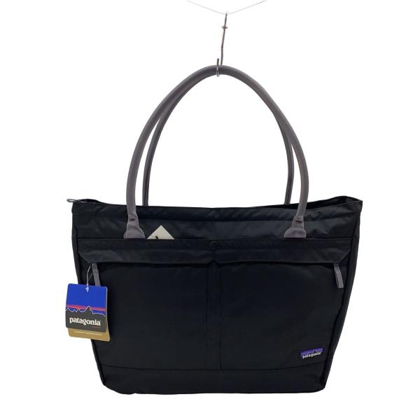 patagonia◇トートバッグ/--/BLK/無地/49460/トランスポートトート