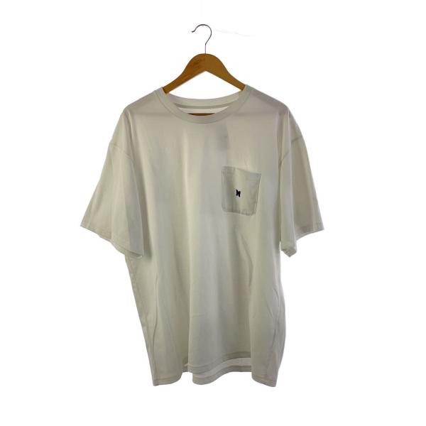 Needles◇Tシャツ/XL/ポリエステル/WHT/QV362/首元毛玉有/使用感有