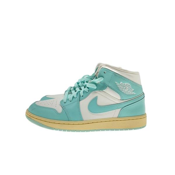 NIKE◇AIR JORDAN 1 MID_エア ジョーダン ミッド/28cm/ブルー
