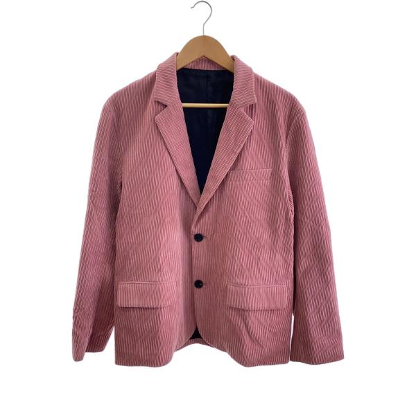 STUSSY◇MIX WALE CORD BLAZER/S/コーデュロイ/PNK/115733 : セカンド