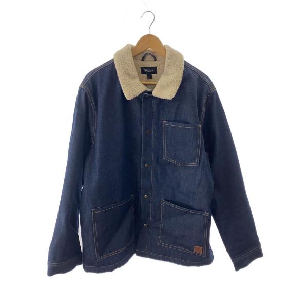 Brixton◇YARD SHERPA DENIM JACKET/L/コットン/IDG/NL856113098B01