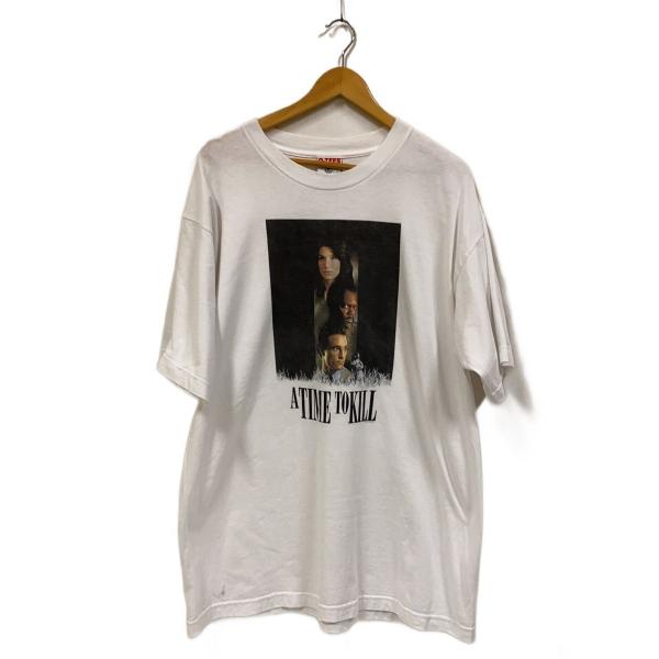 Q-TEES of California◆90s/a time to kill/Tシャツ/XL/コットン/WHT/プリント