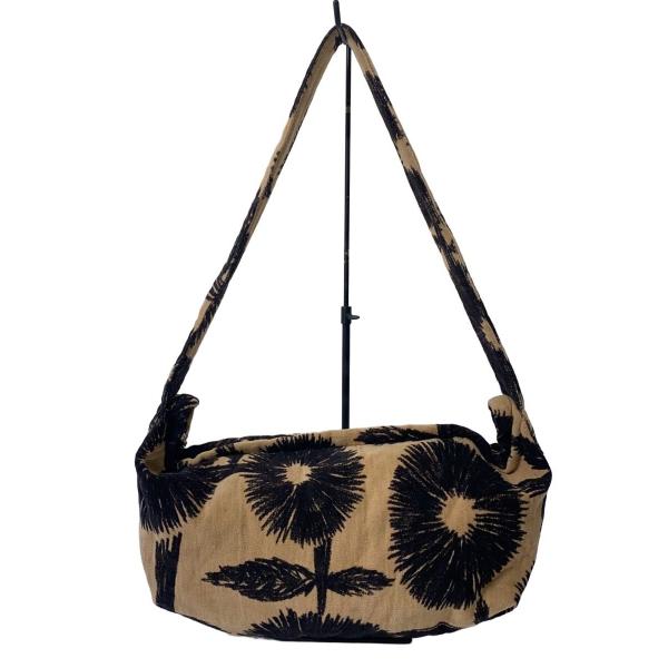 Mina perhonen メッセンジャーバッグ 中型 mina perhonen◇ショルダーバッグ/--/BEG// : セカンドストリートYahoo