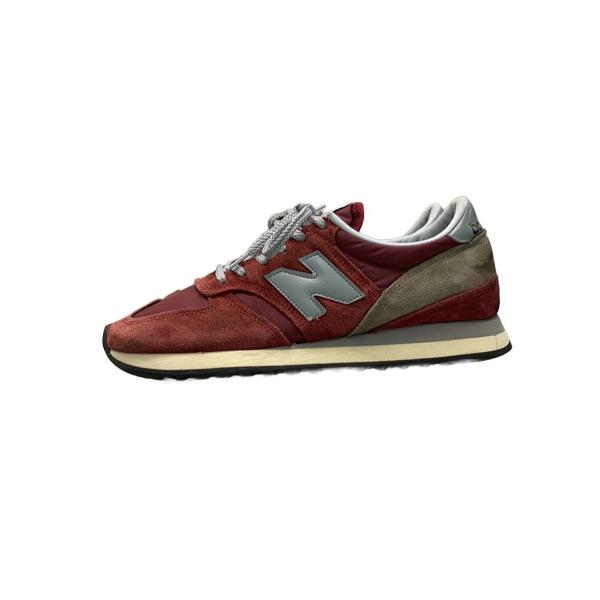 NEW BALANCE◇M730/ボルドー/US8.5/BRD/スウェード : セカンド