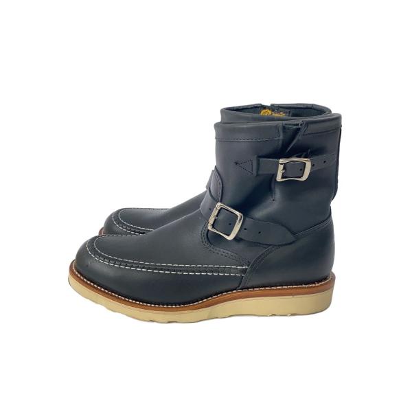 CHIPPEWA◇エンジニアブーツ/26cm/BLK/レザー/1901M07 : セカンド