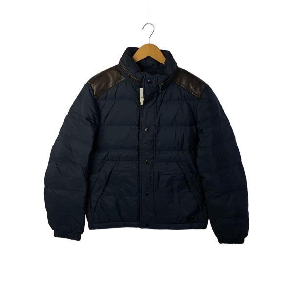 PRADA◇ダウンジャケット/48/ナイロン/ネイビー/無地/SGH656