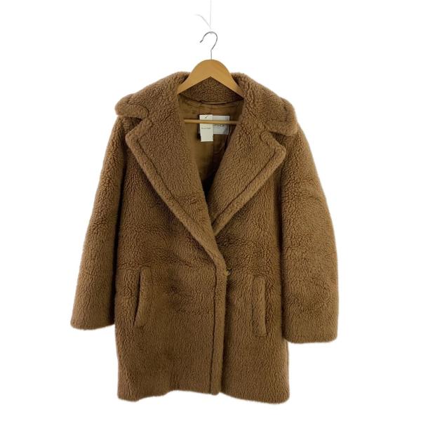 MAX MARA◇テディベアコート/40/ウール/キャメル : セカンドストリート