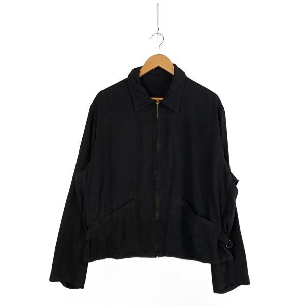 COMOLI◇25SS/シルクネップジップショートジャケット/2/シルク
