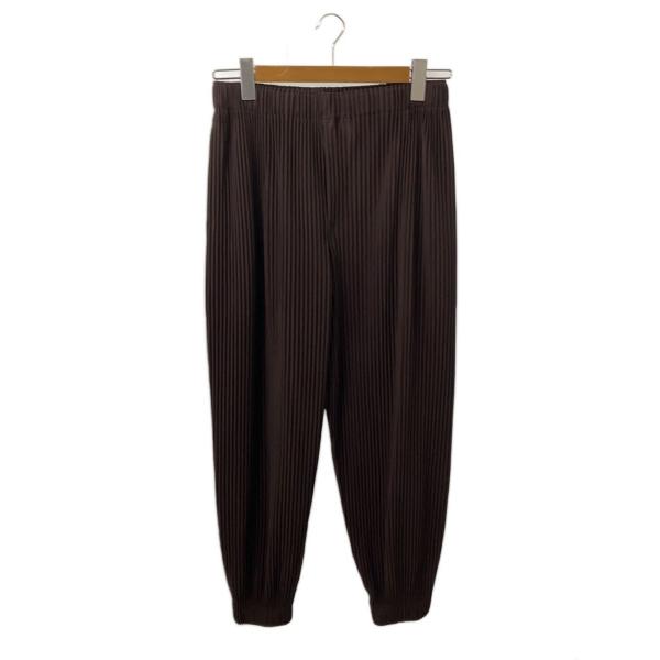 HOMME PLISSE ISSEY MIYAKE◇ボトム/2/ポリエステル/BRW/HP41JF129