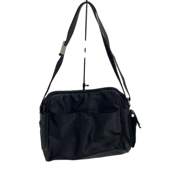 old gap メッセンジャー　ショルダーバッグ　黒　多ポケット　ブラック GAP◇ショルダーバッグ/ナイロン/BLK : セカンドストリートYahoo!店