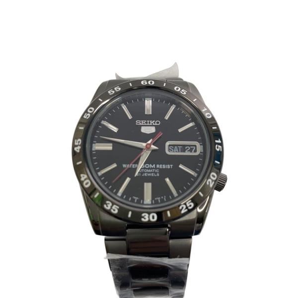 SEIKO◇自動巻腕時計/アナログ/ステンレス/BLK/BLK/7S26-02T0