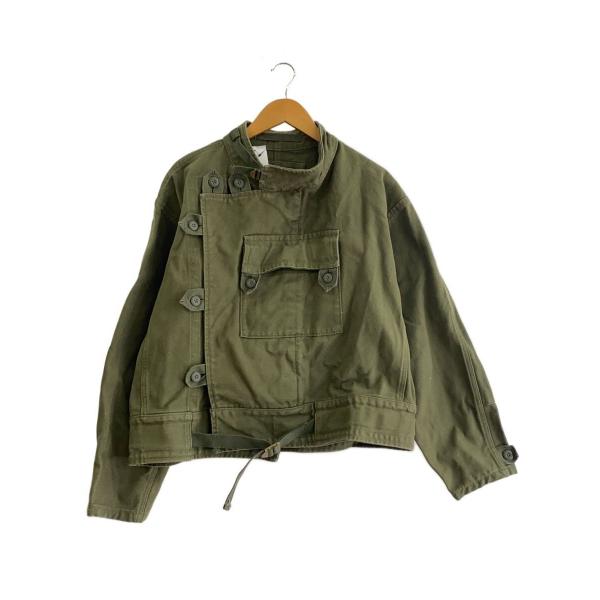 maden workwear スウェーデン軍復刻 モーターサイクルジャケット MADEN◇モーターサイクルジャケット/ジャケット/L/コットン/カーキ