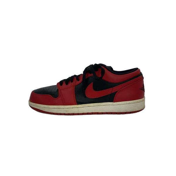 NIKE◇AIR JORDAN 1 LOW_エアジョーダン ロー/26cm/RED/コットン