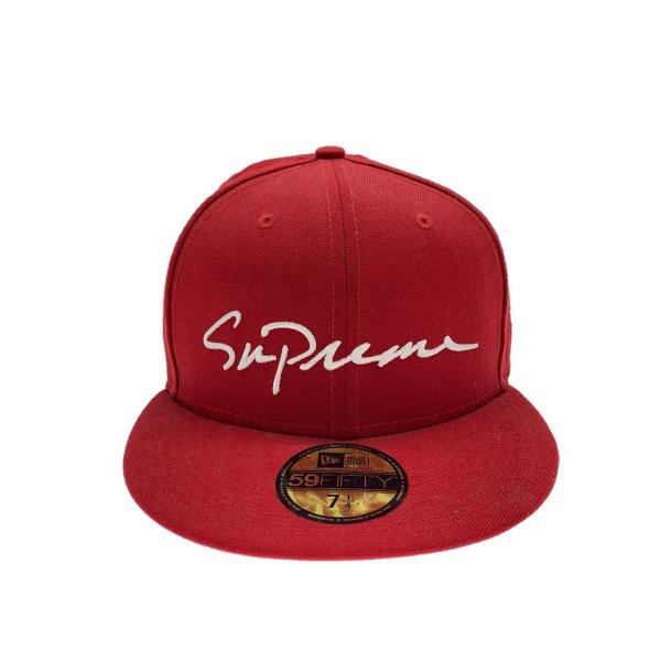 キャップ Supreme  Classic Script cap Supreme◇18AW/Classic Script Cap/キャップ/7 1/4/RED/メンズ