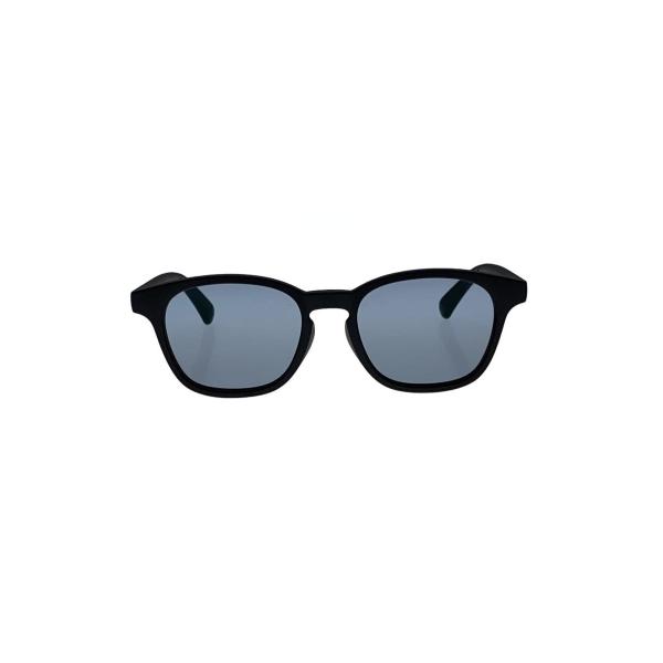 JINS◆JINS×Snow Peak Rubber SUNGLASSES/サングラス/ウェリントン/BLK/メンズ//