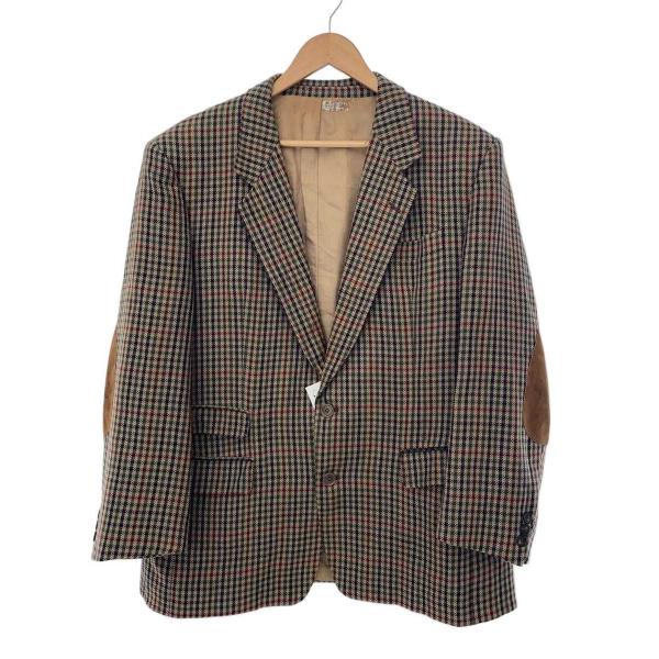 BURBERRYS◇80s/フランス製/2Bテーラードジャケット/エルボーパッチ