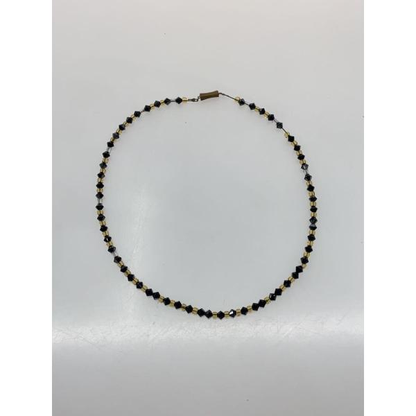 55 yajiro 846 ネックレス 50センチ 黒 金 黄 ビーズ 846 yajiro/ネックレス/--/ビーズ/マルチカラー/トップ有/メンズ