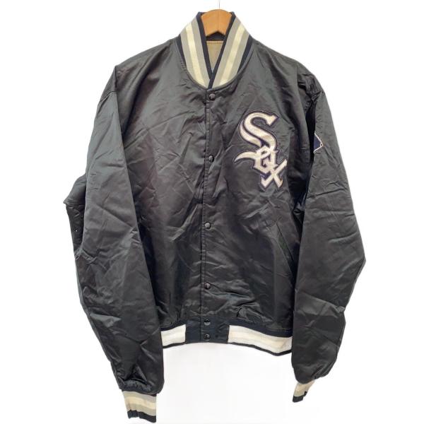 STARTER◇90s/USA製/MLB/ホワイトソックス/スナップボタンスタジャン