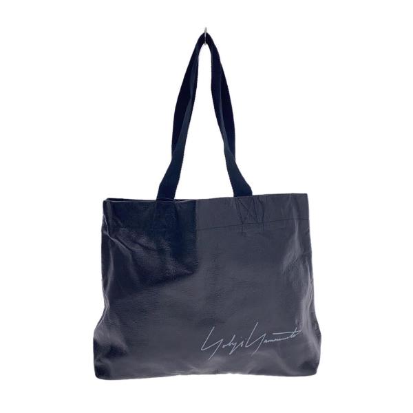 YOHJI YAMAMOTO◇NOVELTY LEATHER TOTE BAG/青山本店/コンパクト YOHJI YAMAMOTO◇NOVELTY LEATHER TOTE BAG/青山本店/コンパクト
