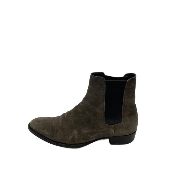 Saint Laurent サイドゴアブーツ レザー 40 SAINT LAURENT◇サイドゴアブーツ/40/GRY/スウェード/WA443208/本革
