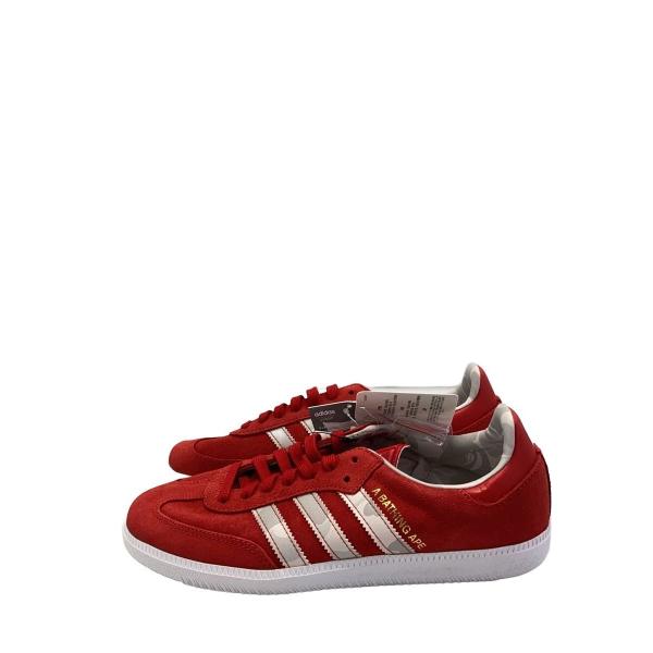adidas◇SAMBA BAPE/サンバベイプ/25cm/RED// : セカンドストリート