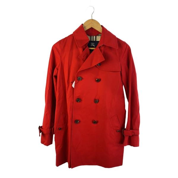 BURBERRY LONDON◇I/トレンチコート/36/コットン/RED/FRA43-240-18