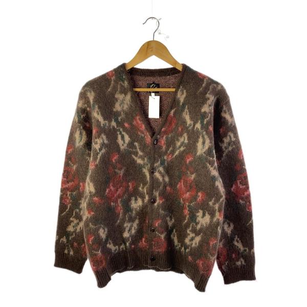 Needles◇カーディガン(厚手)/S/モヘア/BRW/総柄/LQ270 : セカンド