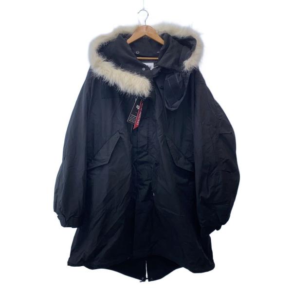 ALPHA INDUSTRIES◇モッズコート/XL/コットン/BLK/TA1562-001