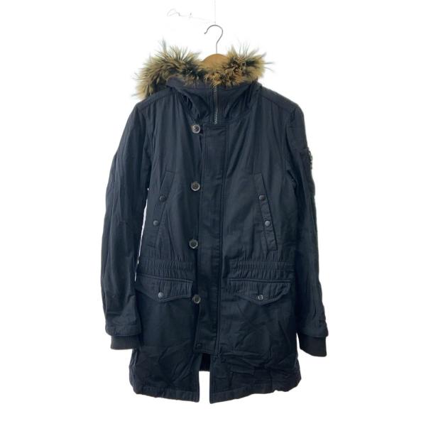 SHELLAC◇モッズコート/46/ポリエステル/BLK/51306 : セカンド