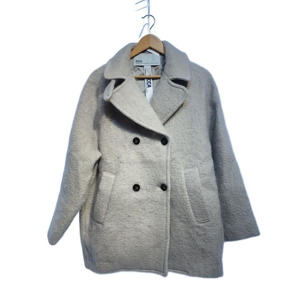 TICCA◇ピーコート/FREE/ウール/CRM/TBCA-321/HPS別注モヘアピーコート