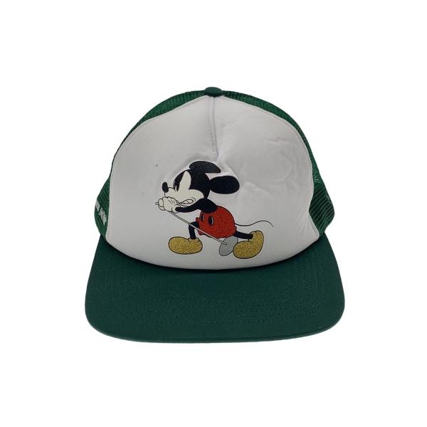 Supreme◇×NUMBER (N)INE/メッシュキャップ/--/ポリエステル/グリーン