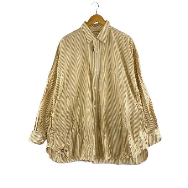 FreshService◇長袖シャツ/L/コットン/ORN/ストライプ/FSC241-50110B