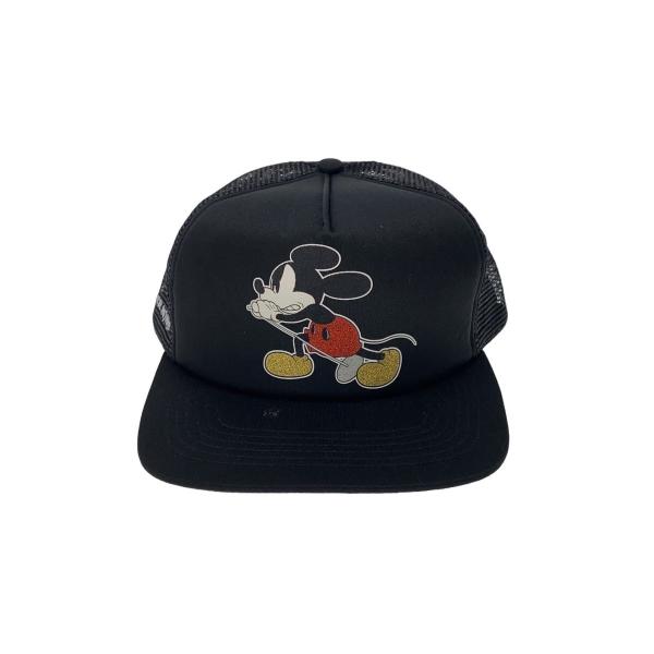 Supreme◇×NUMBER (N)INE/メッシュキャップ/FREE/ポリエステル/BLK