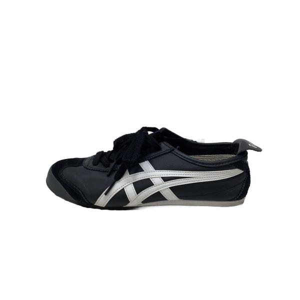 Onitsuka Tiger◇ローカットスニーカー/24cm/BLK/レザー/1183C102