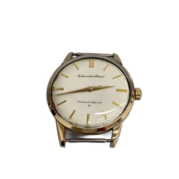 ✨SEIKO✨セイコー✨ロードマーベル✨ホワイト文字盤✨23JEWELS✨腕時計 SEIKO◇手巻腕時計/J14068/彫り文字盤/ロードマーベル/// : セカンド