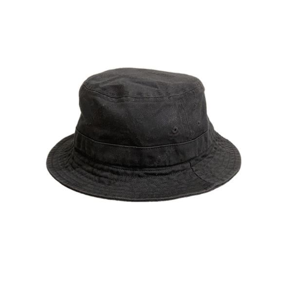 Supreme◇バケットハット/SMALL MIDIUM/コットン/BLK/無地/メンズ