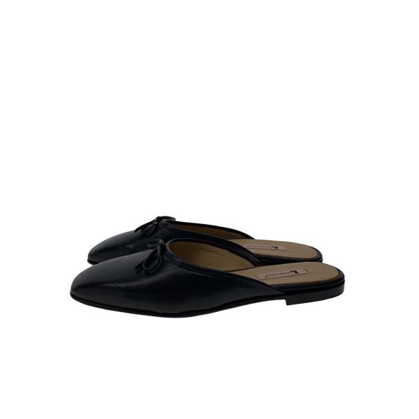 PASCUCCI◇サンダル/36.5/BLK/レザー/8053// : セカンドストリート