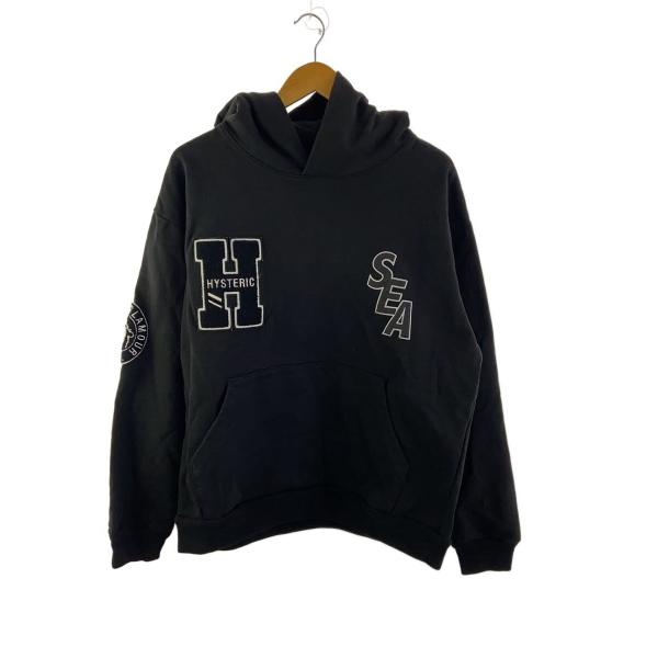 WIND AND SEA◇パーカー/XL/コットン/BLK/WDS-HYS-3-06 : セカンド