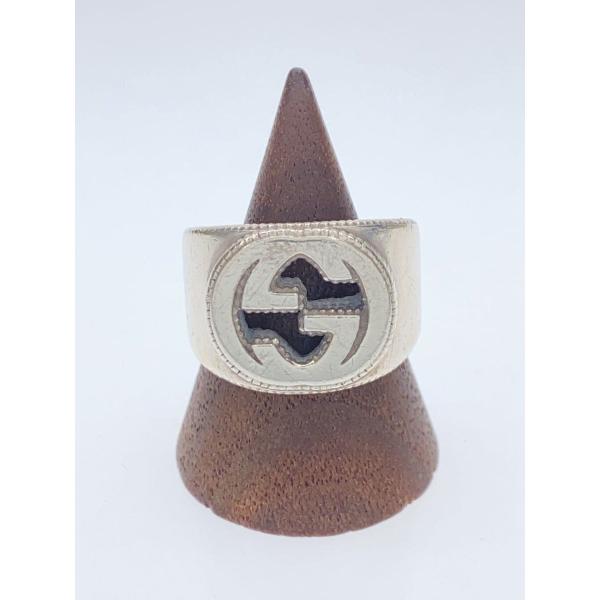 GUCCI◇インターロッキングG/リング/SV925/13号/SLV/メンズ : セカンド