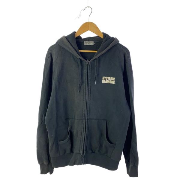 HYSTERIC GLAMOUR◇ジップパーカー/XL/コットン/BLK/02233CF12
